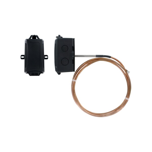 Averaging temperature sensor, Ni 1000 RTD, plastic junction box, 12' capillary.